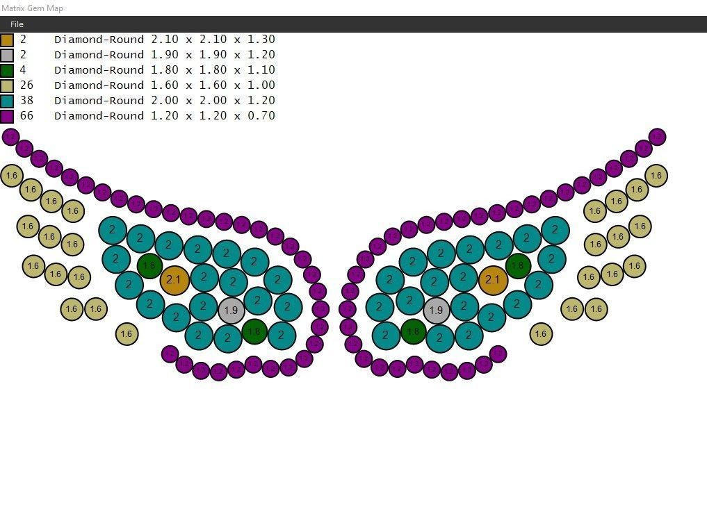 Wings necklace 58-MP 3D print model_10