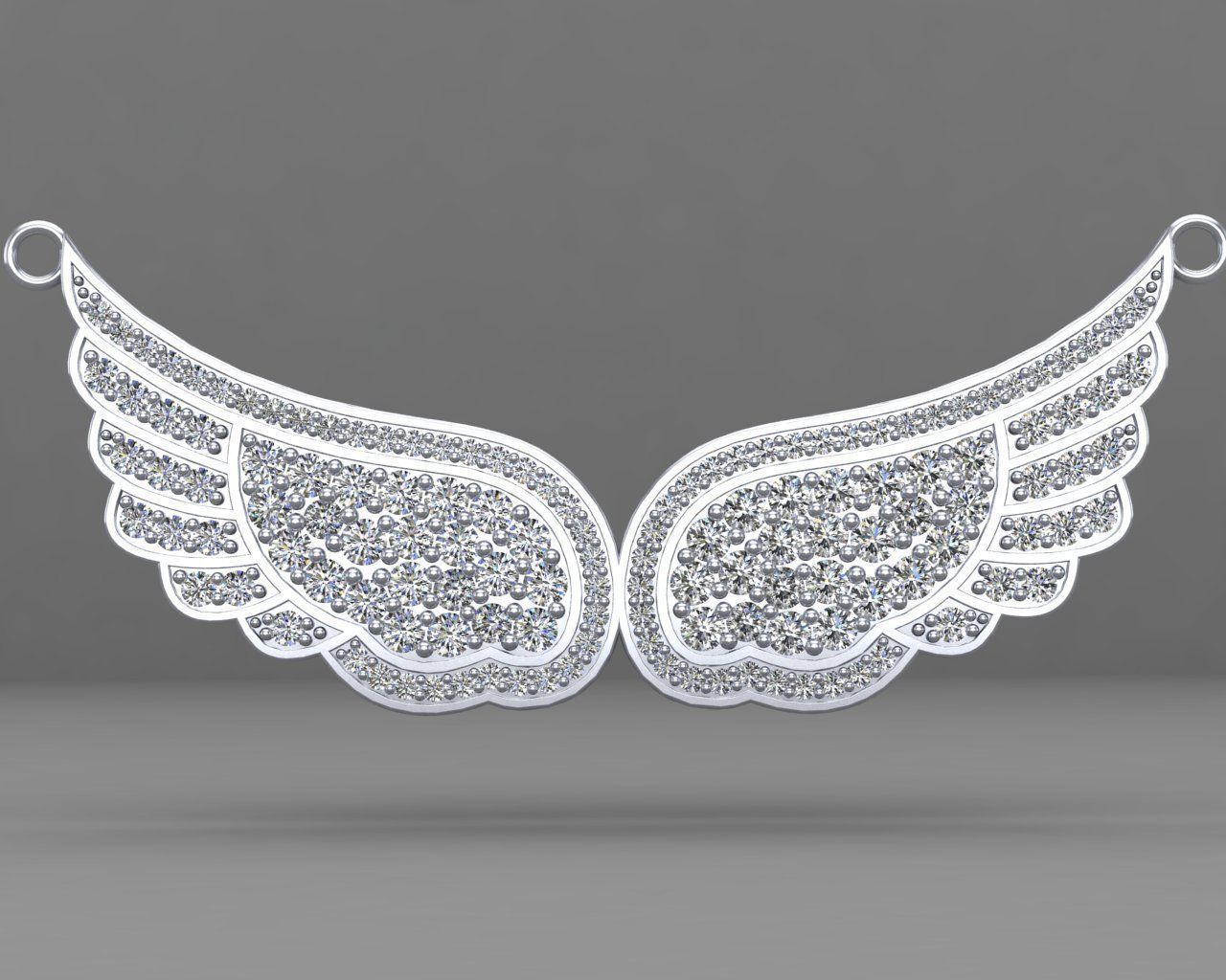 Wings necklace 58-MP 3D print model_5