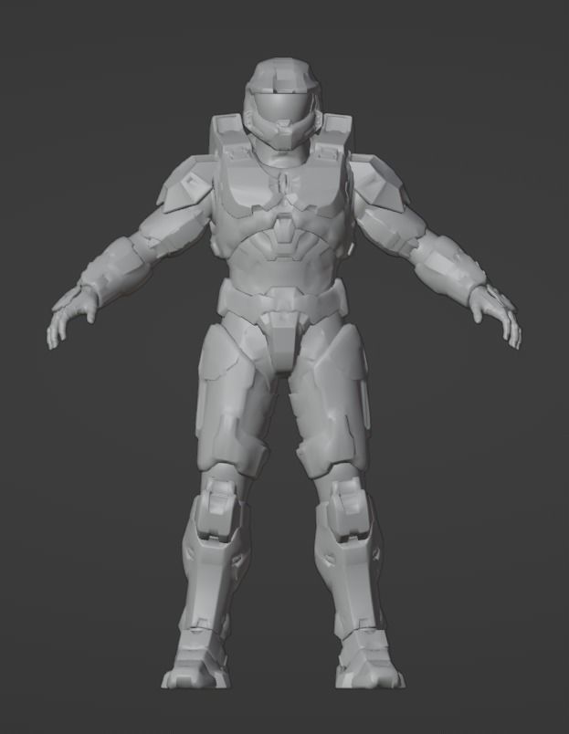 Halo-Master Chief 3D model_6