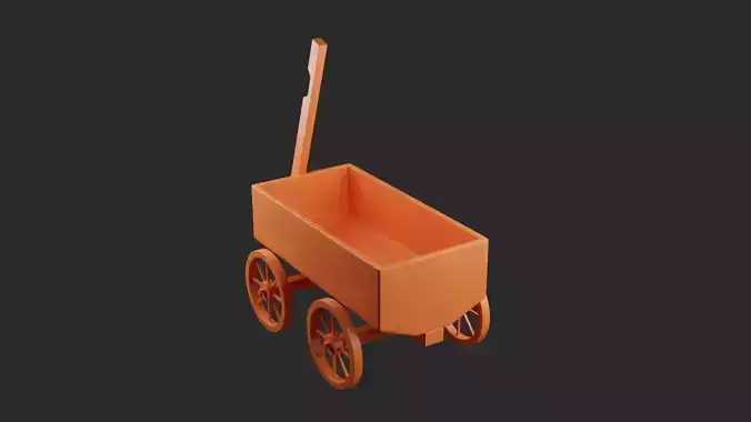 Wagon 3D Model 3D print model