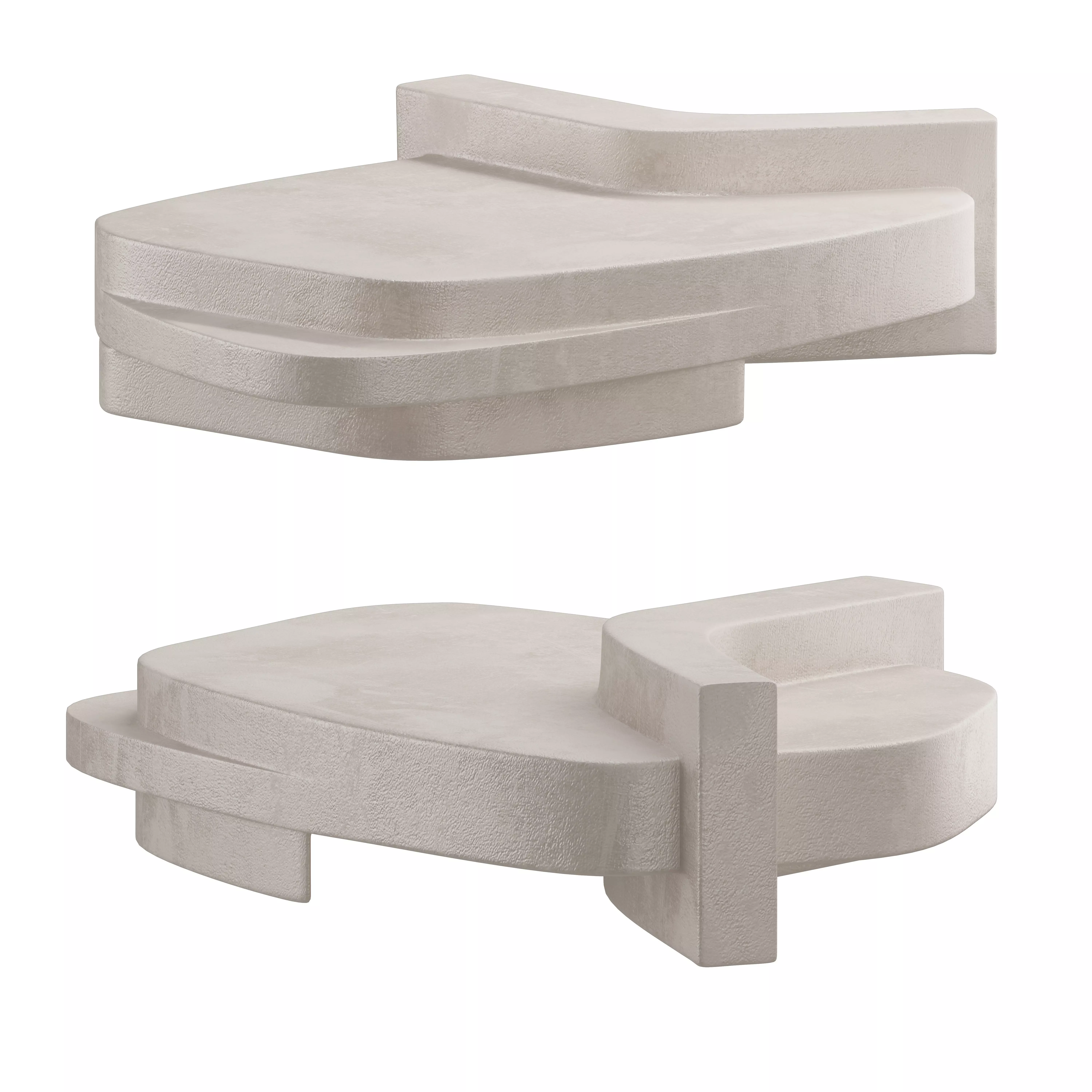 RODI V1 COFFEE TABLE BY SIMONE FANCIULLACCI Low-poly 3D model
