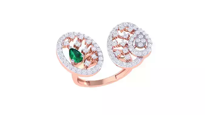 Wedding Ring For Women 3dm STL OBJ FBX Renders Details