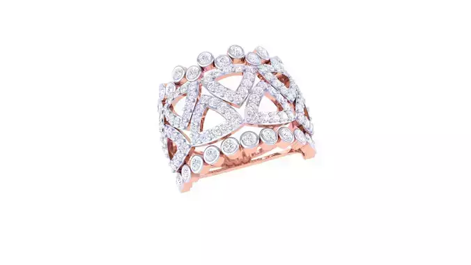 Wedding Ring For Women 3dm STL OBJ FBX Renders Details