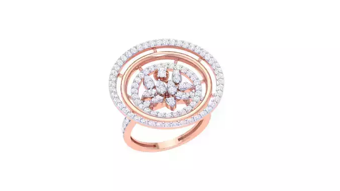 Wedding Ring For Women 3dm STL OBJ FBX Renders Details