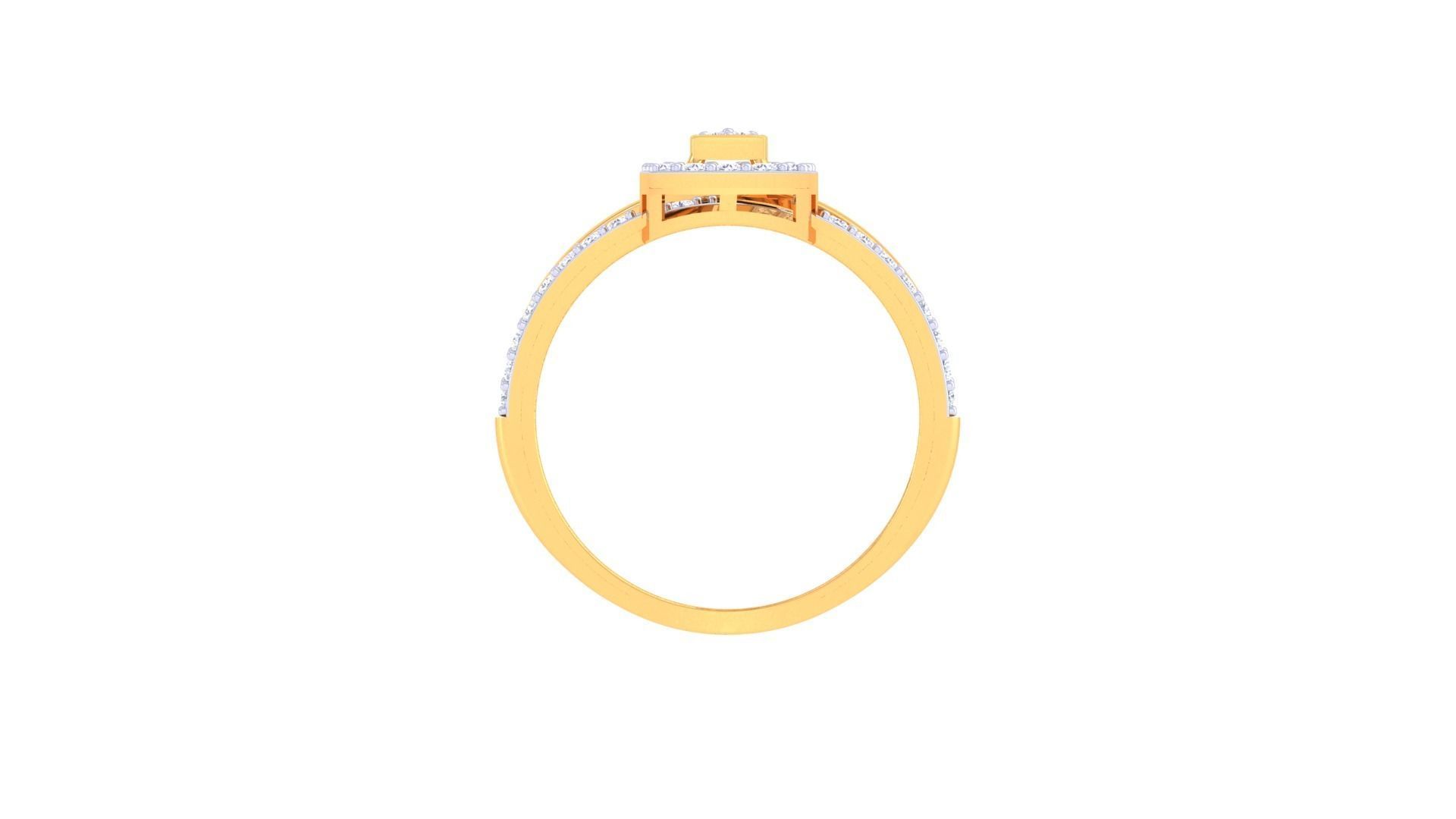 Wedding Ring For Women 3dm STL OBJ FBX Renders Details 3D print model_4