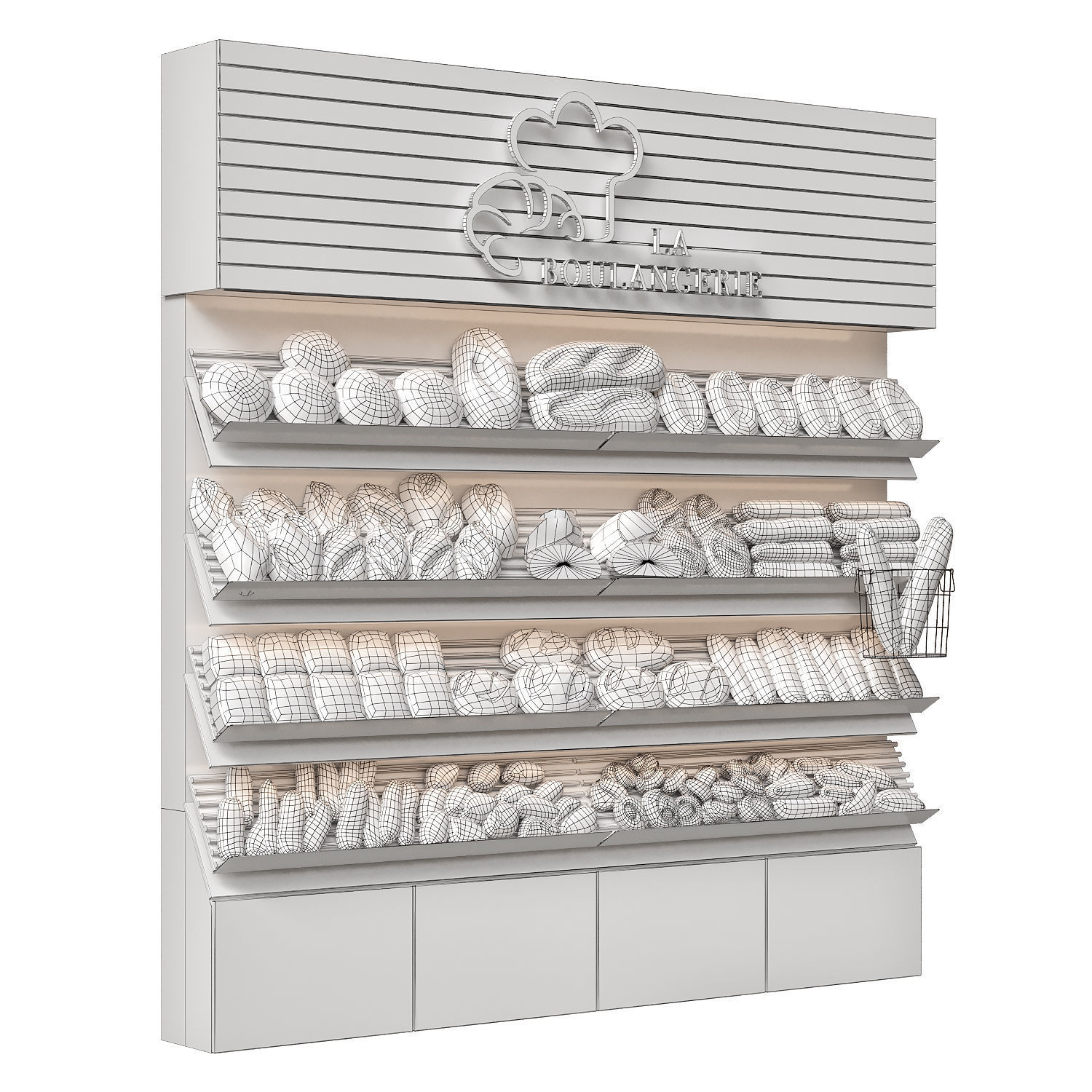 Bread store 3D model_3