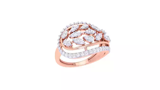 Wedding Ring For Women 3dm STL OBJ FBX Renders Details