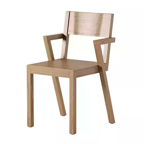 Maryjane Chair Low-poly 3D model