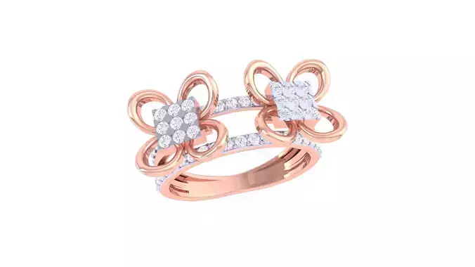 Wedding Ring For Women 3dm STL OBJ FBX Renders Details