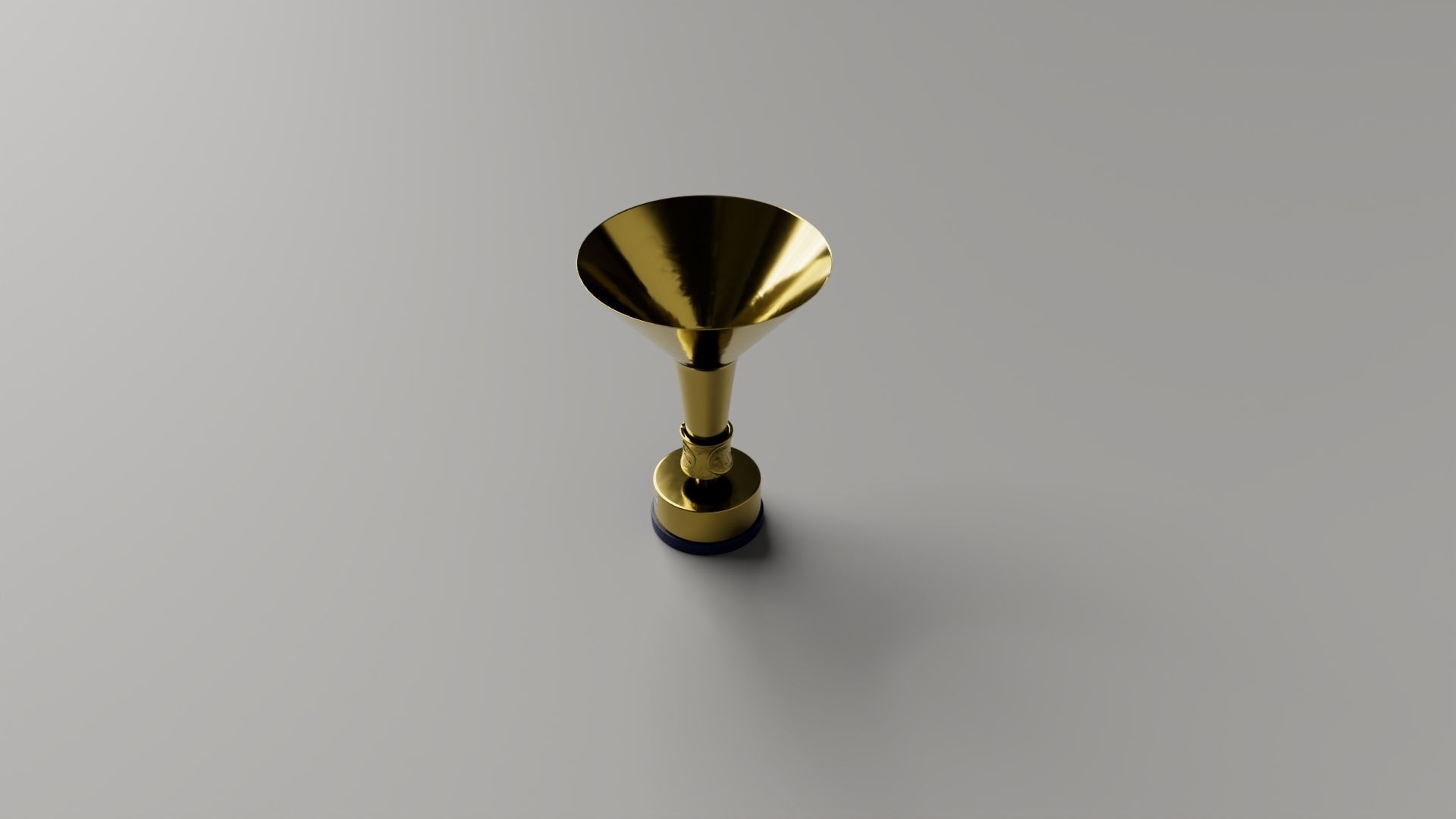 Italian Serie A Football Trophy-Coppa Campioni dItalia-Scudetto 3D model_7
