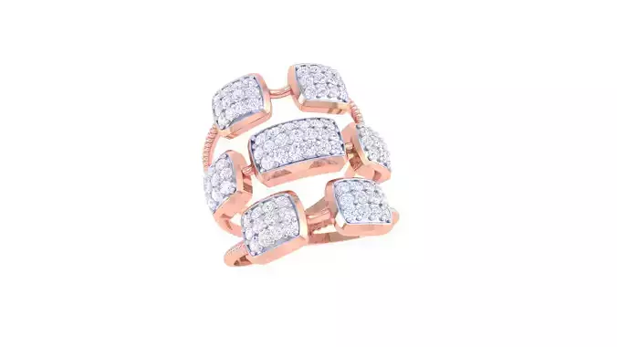 Wedding Ring For Women 3dm STL OBJ FBX Renders Details