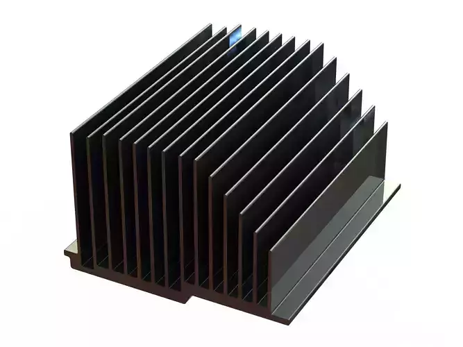 Aluminum Extruded Heat Sink MOD AL-011hs