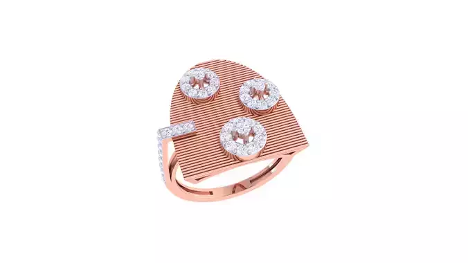 Wedding Ring For Women 3dm STL OBJ FBX Renders Details