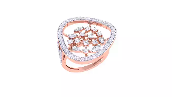 Wedding Ring For Women 3dm STL OBJ FBX Renders Details