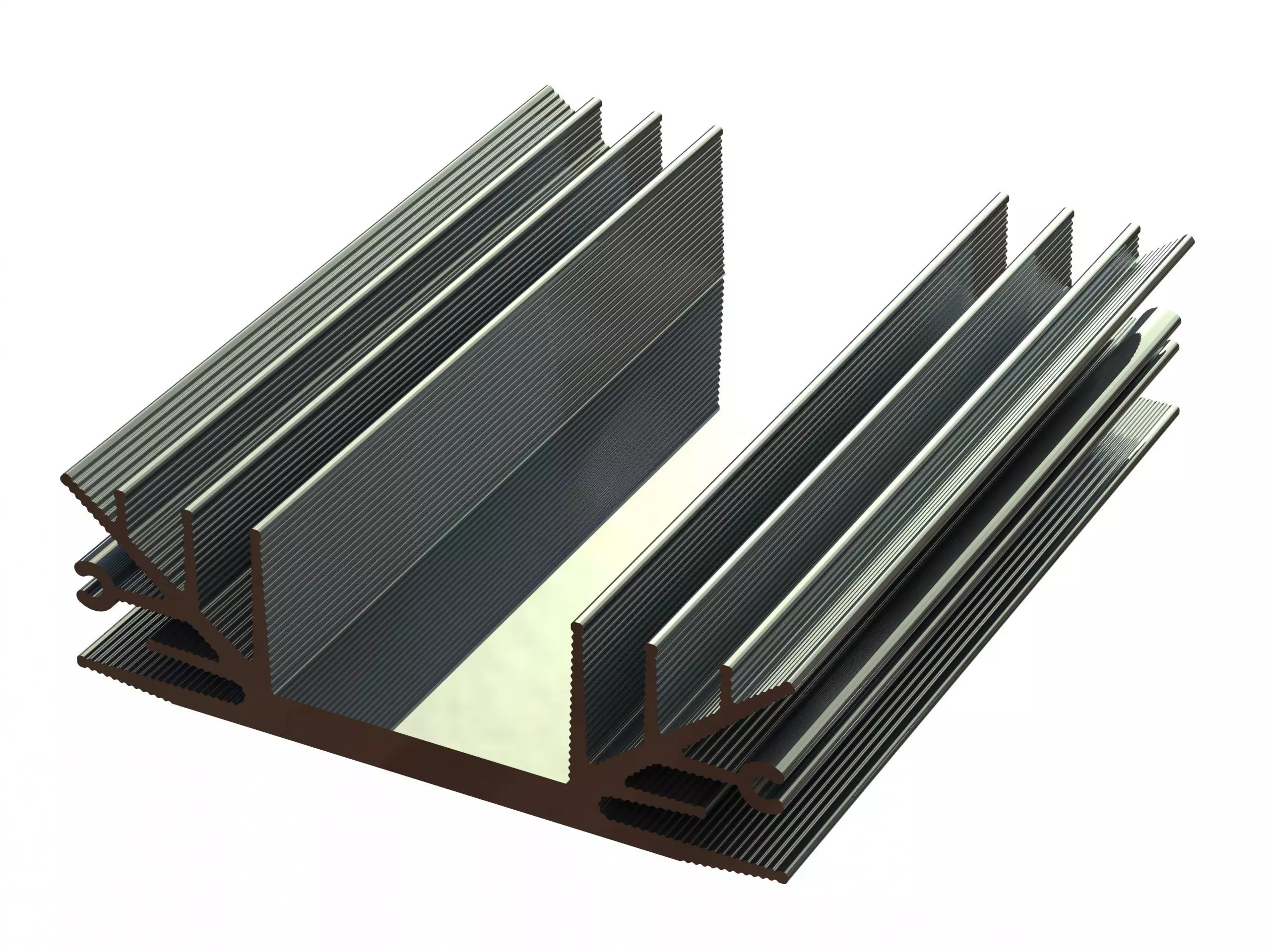 Aluminum Extruded Heat Sink MOD AL-012hs 3D model_0