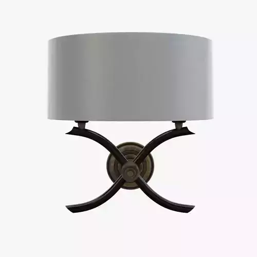 Porta Romana Cross Arm Wall Light 3D model