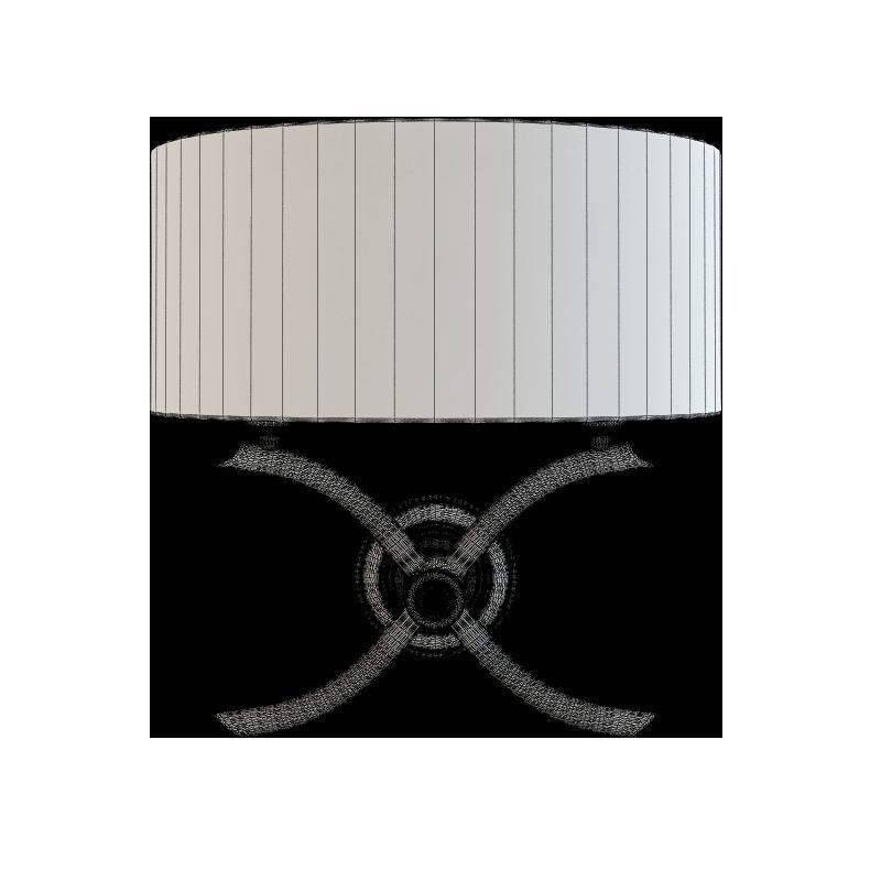 Porta Romana Cross Arm Wall Light 3D model_1