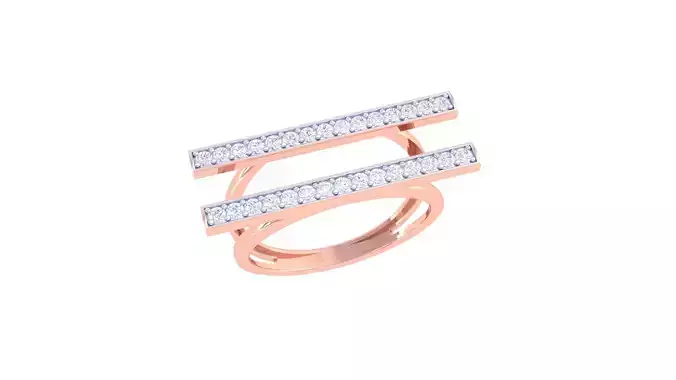 Wedding Ring For Women 3dm STL OBJ FBX Renders Details