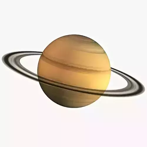 Saturn planet Low-poly 3D model Saturn planet Low-poly 3D model