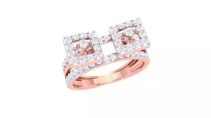 Wedding Ring For Women 3dm STL OBJ FBX Renders Details