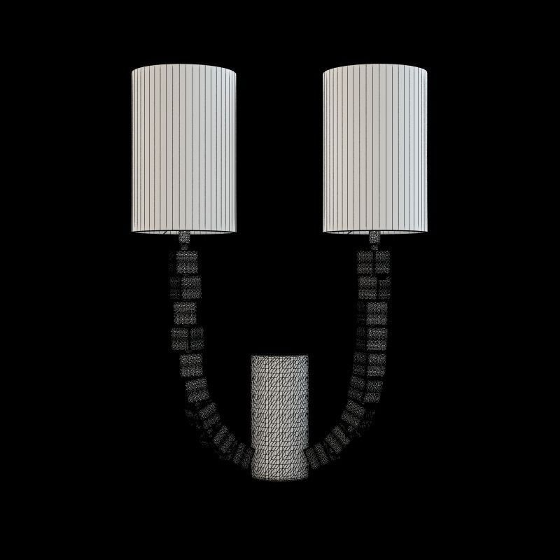 Porta Romana Lartigue Wall Light 3D model_2