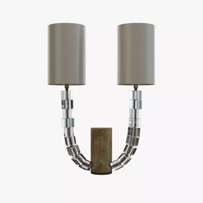 Porta Romana Lartigue Wall Light 3D model_0