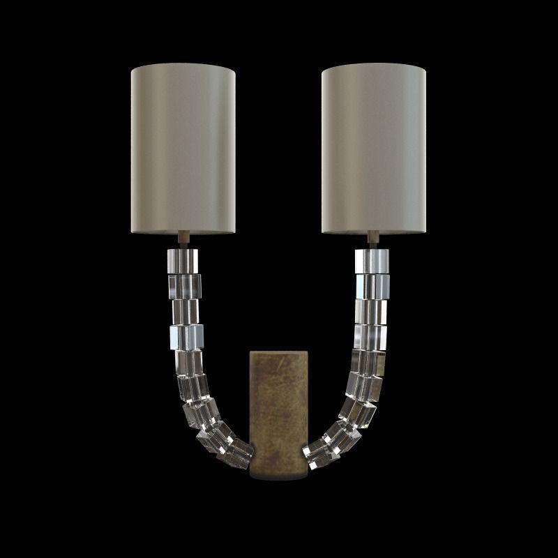 Porta Romana Lartigue Wall Light 3D model_1