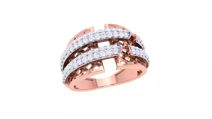 Wedding Ring For Women 3dm STL OBJ FBX Renders Details