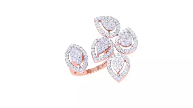 Wedding Ring For Women 3dm STL OBJ FBX Renders Details