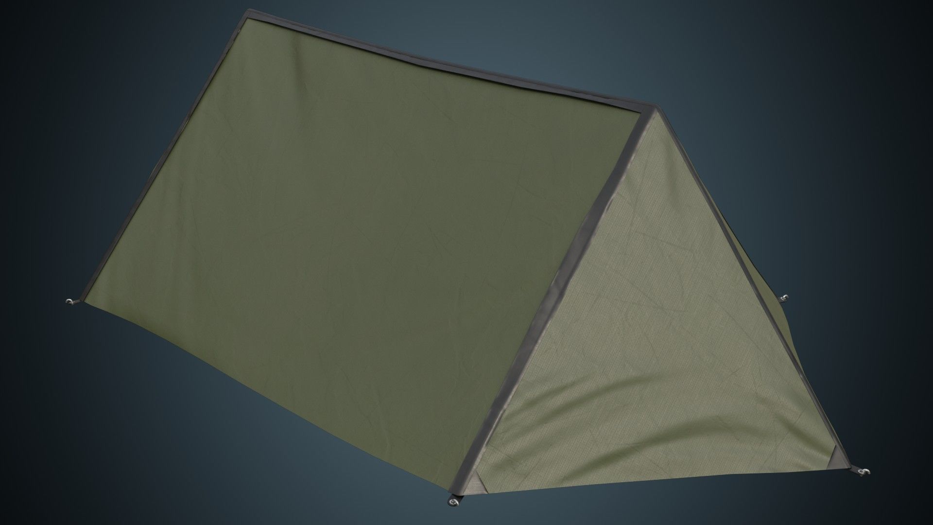 Tent 4A Low-poly 3D model_3