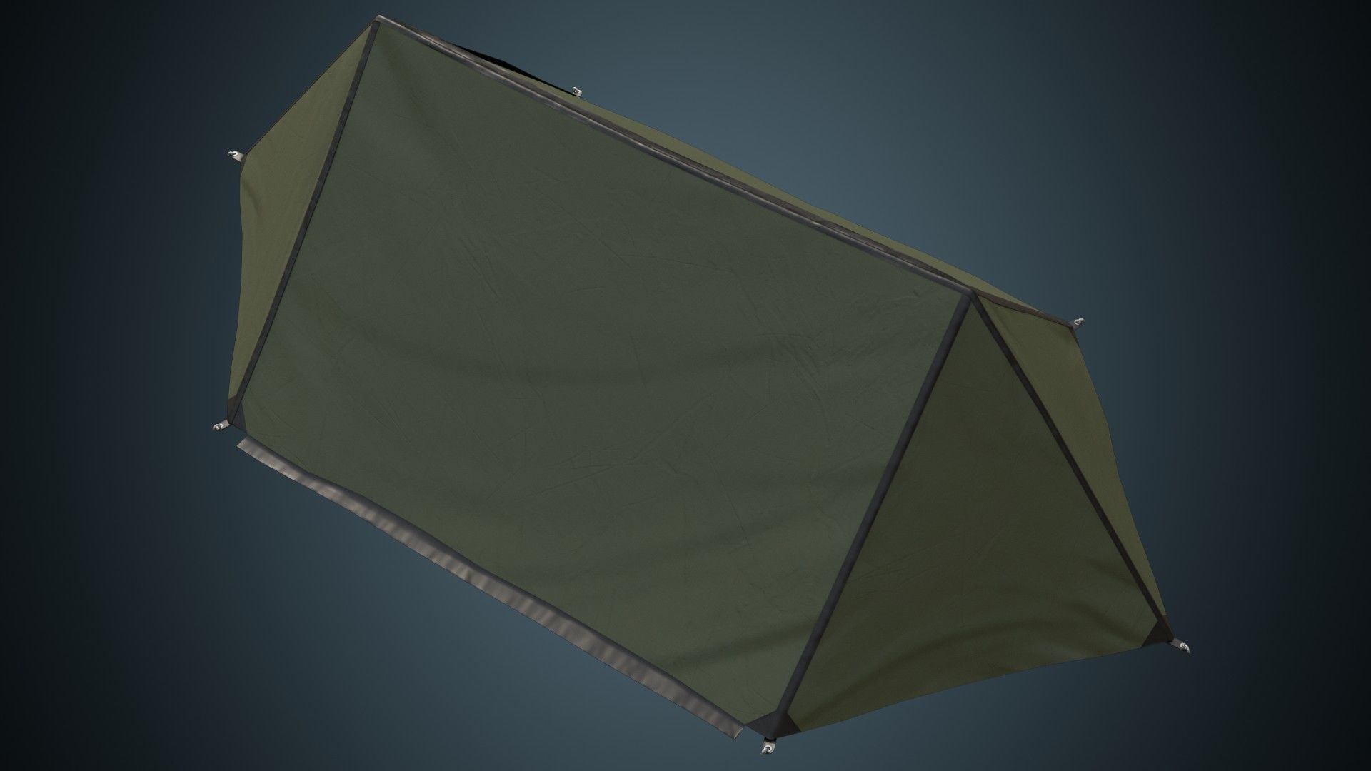 Tent 4A Low-poly 3D model_5
