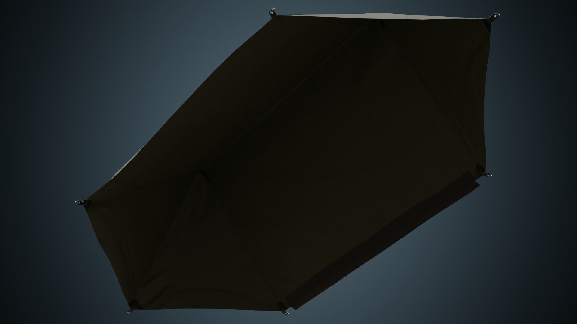 Tent 4A Low-poly 3D model_7