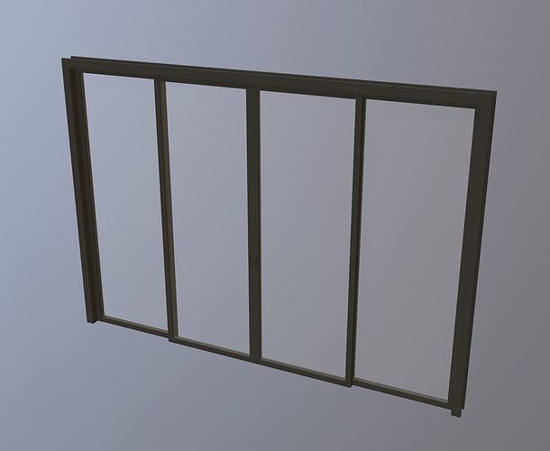 4 leaves door 23-05 3D model