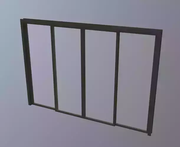 4 leaves door 23-05 3D model