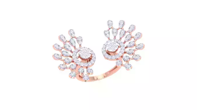 Wedding Ring For Women 3dm STL OBJ FBX Renders Details