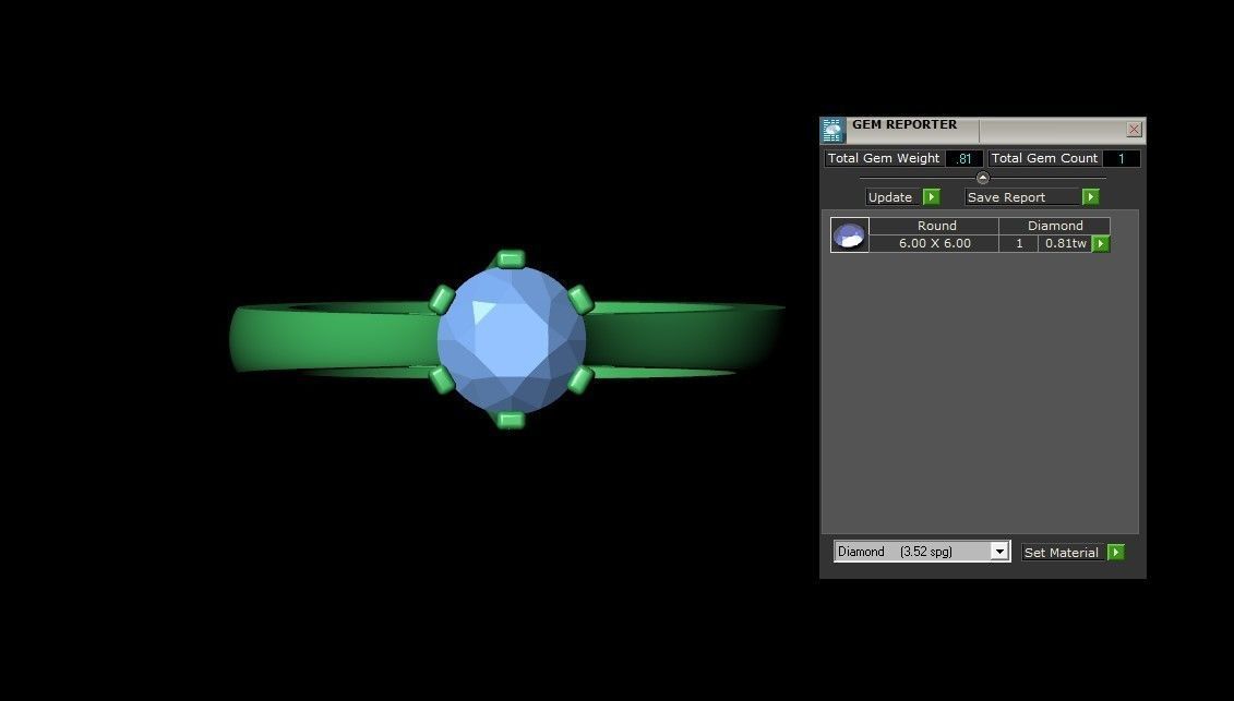 Engagement Ring Free 3D print model_6