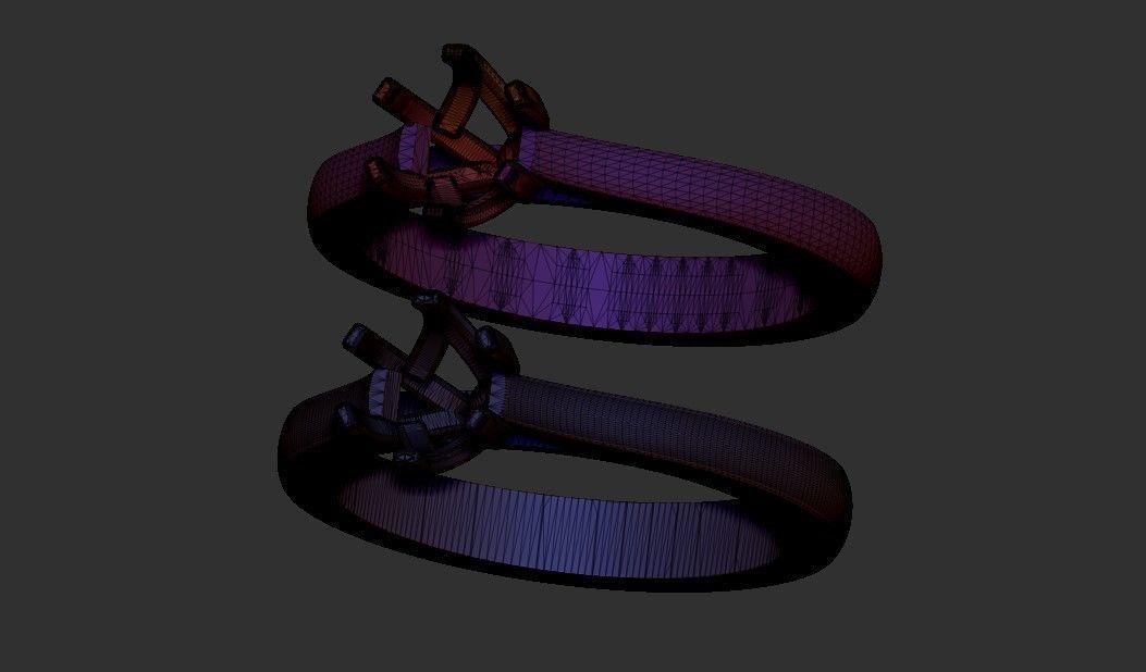 Engagement Ring Free 3D print model_8