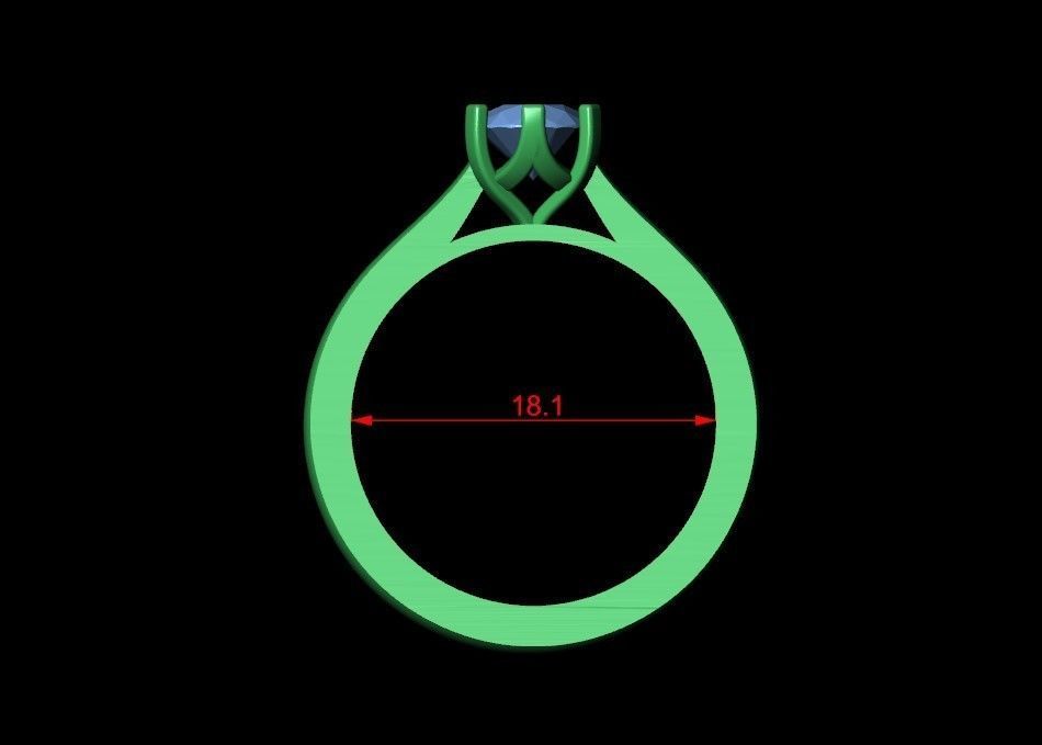 Engagement Ring Free 3D print model_7