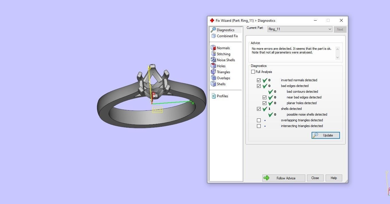 Engagement Ring Free 3D print model_9