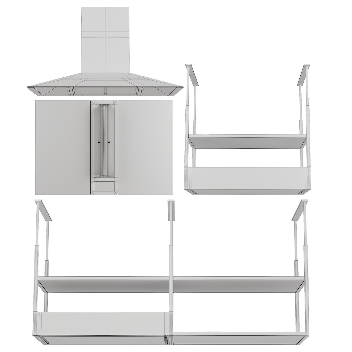 Sirius appliance set2 3D model_5