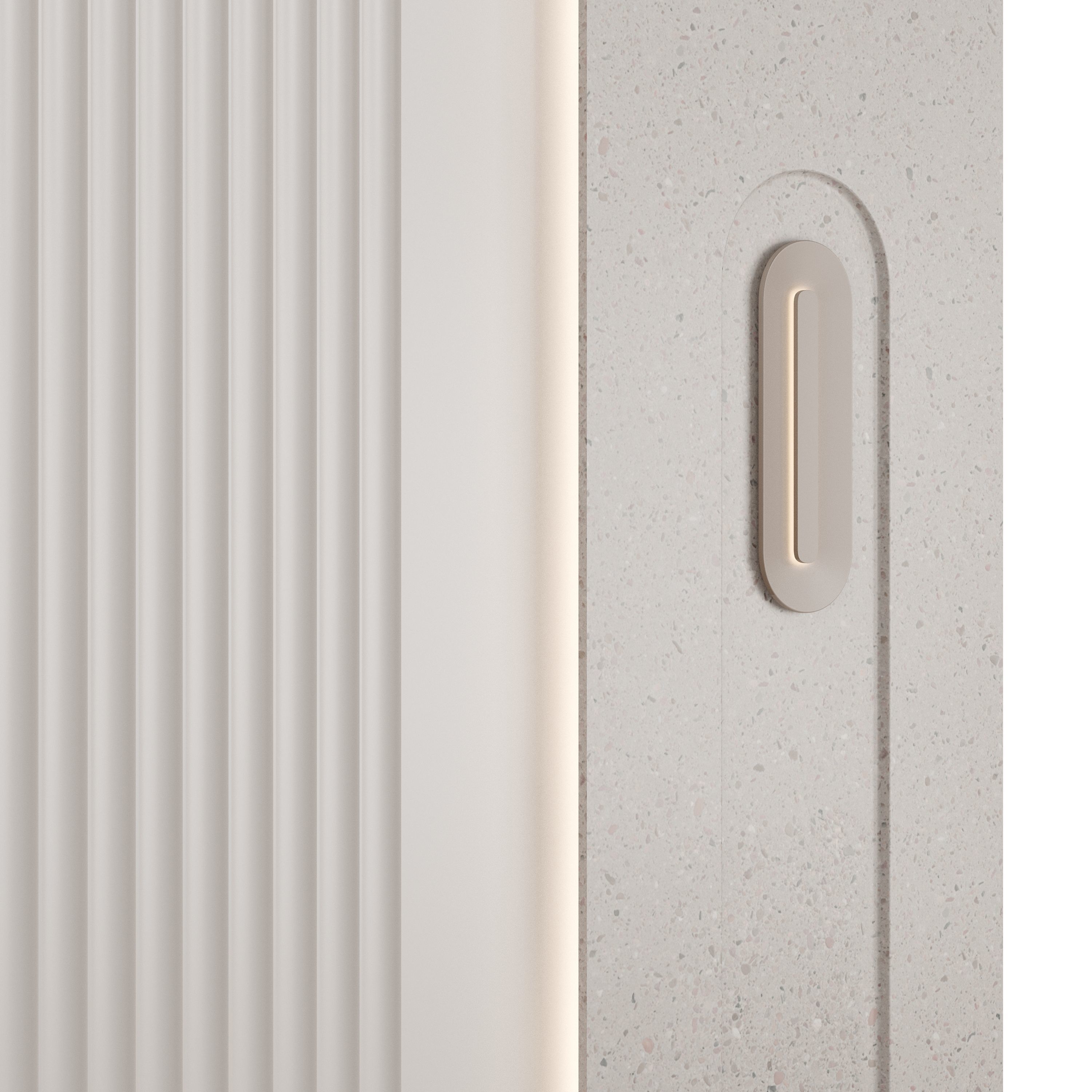 Decorative Wall Panel Set 1 3D model_2