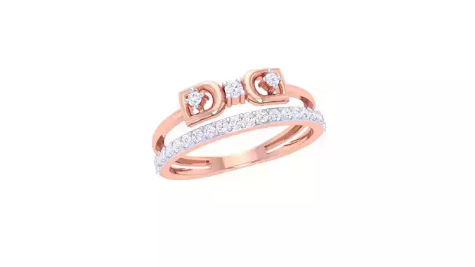 Wedding Ring For Women 3dm STL OBJ FBX Renders Details