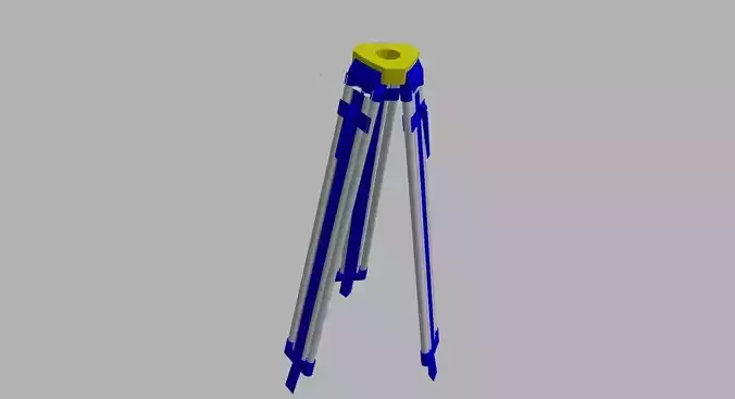 Surveyor tripod Free 3D model