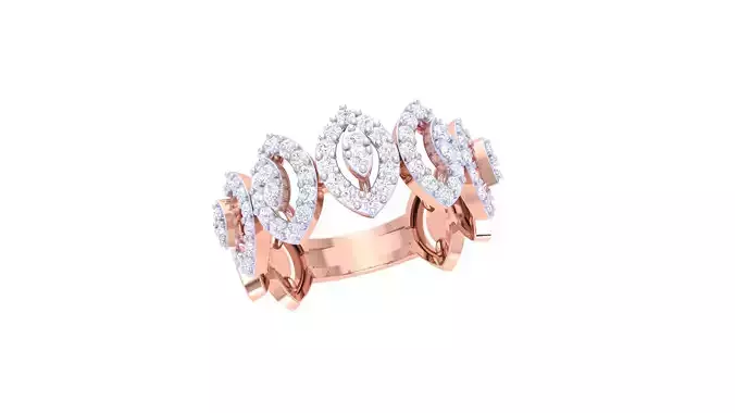 Wedding Ring For Women 3dm STL OBJ FBX Renders Details