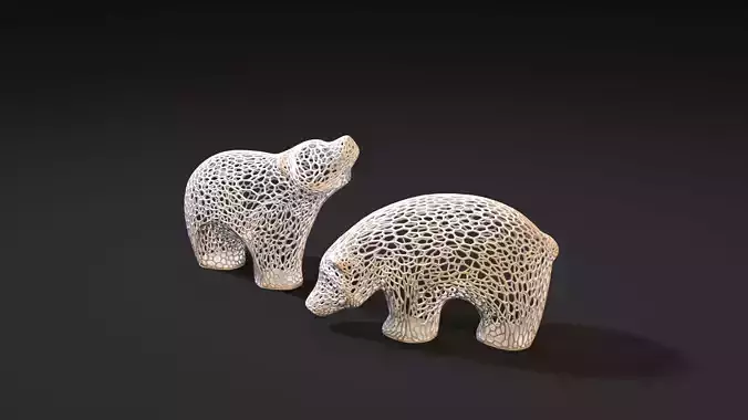 Bear sculpture