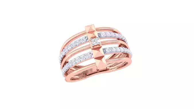 Wedding Ring For Women 3dm STL OBJ FBX Renders Details