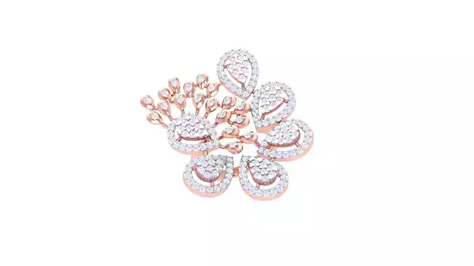 Wedding Ring For Women 3dm STL OBJ FBX Renders Details