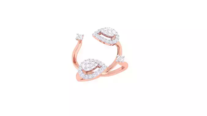 Wedding Ring For Women 3dm STL OBJ FBX Renders Details