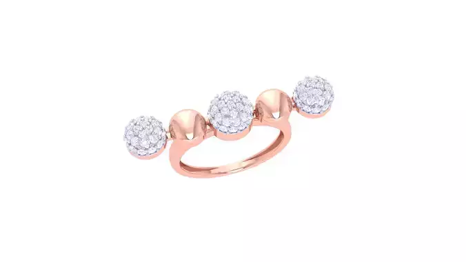 Wedding Ring For Women 3dm STL OBJ FBX Renders Details