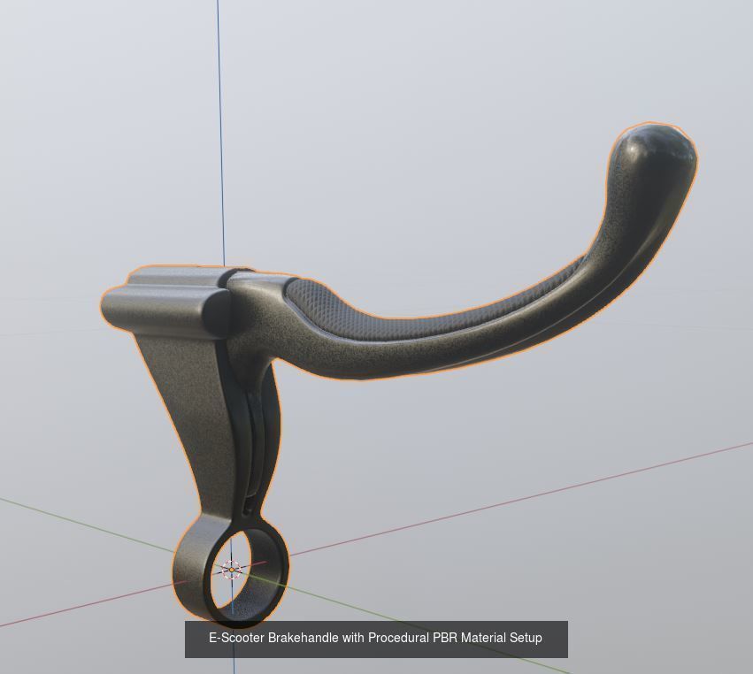 Offroad E-Scooter High-Poly Package 3D Model Collection_3